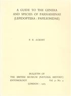 A guide to the genera and species of Parnassiinae (Lepidoptera: Papilionidae)