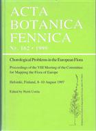 Chorological Problems in the European Flora