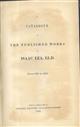 A Catalogue of the Published Works of Isaac Lea LL.D. From 1817 to 1876