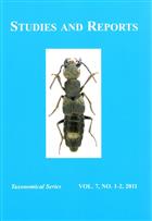 Studies and Reports: Taxonomical Series. Vol. 7, No. 1-2