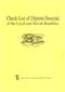 Check List of Diptera of the Czech and Slovak Republics