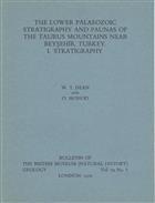 Lower Palaeozoic Stratigraphy and Faunas of the Taurus Mountains near Beysehir, Turkey I: Stratigraphy