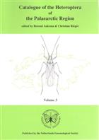 Catalogue of the Heteroptera of the Palaearctic Region, vol. 3: Miridae