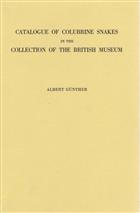 Catalogue of Colubrine Snakes in the Collection of the British Museum