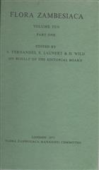 Flora Zambesiaca. Vol. 10, Part 1: Gramineae (Bambuseae to Pappophoreae)