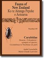 Carabidae (Coleoptera): synopsis of species, Cicindelinae to Trechinae (in part) Fauna of New Zealand 69