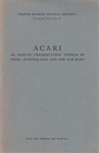 Acari as Agents Transmitting Typhus in India, Australasia and the Far East
