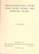 Records and descriptions of Microlepidoptera from Lord Howe Island and Norfolk Island collected by the British Museum (Natural History) Rennell Island expedition, 1953