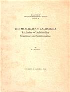 The Muscidae of California Exclusive of Subfamilies Muscinae and Stomoxyinae