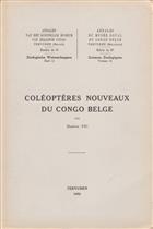 Coléoptères Nouveaux du Congo Belge
