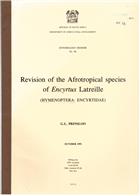 Revision of the Afrotropical species of Encyrtus Latreille