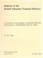 A revision of the genus Usambilla Sjöstedt (Orthoptera: Acridoidea) and its allies