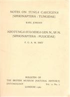 Notes on Tunga caecigena (Siphonaptera: Tungidae) / Neotunga euloidea gen. n., sp. n. (Siphonaptera: Pulicidae)