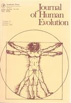 Journal of Human Evolution Vol. 16(1)