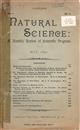 Natural Science: A Monthly Review of Scientific Progress, Vol. 1(3)
