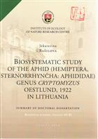 Biosystematic Study of the Aphid (Hemiptera, Sternorrhyncha: Aphididae) Genus Cryptomyzus Oestlund, 1922 in Lithuania