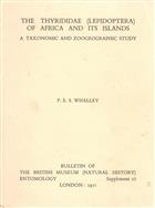 The Thyrididae (Lepidoptera) of Africa and its Islands: A taxonomic and zoogeogrphic study