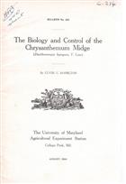 The Biology and Control of the Chrysanthemum Midge (Diarthronomyia hypogaea, F. Low)