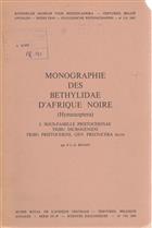 Monographie des Bethylidae D'Afrique Noire (Hymenoptera): I. Sous-Famille Pristocerinae Tribu Dicrogeniini Tribu Pristocerini, Gen. Pristocera