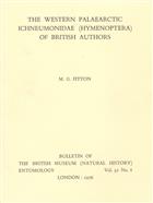 Western Palaearctic Ichneumonidae (Hymenoptera) of British authors