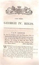 An Act to continue, until the Thirty-first Day of January One thousand eight hundred and twenty-four, and Act of the Fifty-seventh Year of His late Majesty, for letting to farm the Post Horse Duties, and to amend the Acts relating to the Post Horse Duties