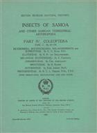 Insects of Samoa. Pt IV. Coleoptera: Fasc. 2