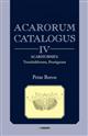 Acarorum Catalogus IV: Acariformes: Trombidiformes, Prostigmata