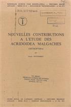 Nouvelles Contributions a L'etude des Acridoidea Malgaches (Orthoptera)