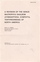 A Revision of the Genus Macrophya Dahlbom (Hymenoptera: Symphyta, Tenthredinidae) of North America