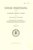 Svensk Insektfauna 9: Staphylinidae Pt 1: Micropeplinae, Phloeocharinae, Olisthaerinae, Proteininae, Omaliinae