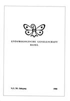 Annotated List of Sawflies (Hym., Symphyta) from Kanton Unterwalden Central Switzerland. Part I