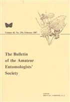 The Bulletin of the Amateur Entomologists' Society. Vols. 46-66