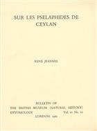 Sur les Pselaphides de Ceylan