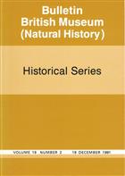 Carcinology in the Natural History Museum; the brachyuran crab collections and their curation from 1913-1904 (Leach to Calman)