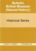 Carcinology in the Natural History Museum; the brachyuran crab collections and their curation from 1913-1904 (Leach to Calman)