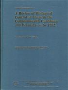 A Review of Biological Control of Pests in the Commonwealth Caribbean and Bermuda up to 1982