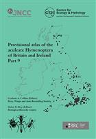 Provisional Atlas of Aculeate Hymenoptera of Britain and Ireland. Part 9