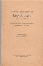 Annotated List of Lepidoptera (Macro and Micro): Occurring in the neighourhood of Ashford, Kent