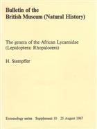 The Genera of the African Lycaenidae (Lepidoptera: Rhopalocera)