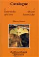 Catalogue des Saturniidae africains / Catalogue of African Saturniidae