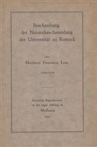 Beschreibung der Naturalien-Sammlung der Universität zu Rostok 1806-1808