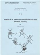 Naamlijst van de Loopkevers en Zandloopkevers van Belgie (Coleoptera, Carabidae)