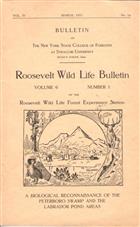 A Biological Reconnaissance of the Peterboro Swamp and the Labrador Pond Areas