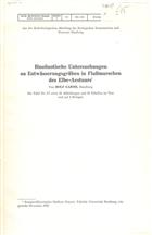 Biozönotische Untersuchungen an Entwässerungsgraben in Flußmarschen des Elbe-Aestuars