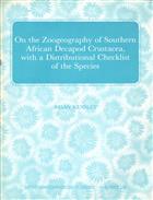 On the zoogeography of Southern African decapod crustacea: With a distributional checklist of the species