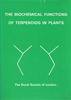 The Biochemical Functions of Terpenoids in Plants