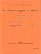 Expedition to South-West Arabia 1937-8 Vol. 1 Nos 25-26