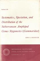 Systematics, Speciation, and Distribution of the Subterranean Amphipod Genus Stygonectes (Gammaridae)