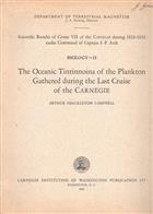 The Oceanic Tintinnoina of the Plankton Gathered during the Last Cruise of the Carnegie