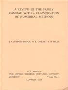 A Review of the Family Canidae, with a Classification by numerical methods
